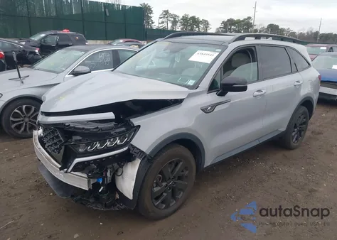2022 Kia Sorento X-Line S из США, поврежденный, VIN 5XYRLDLC5NG158976